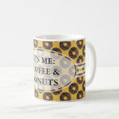SchokoladenDonut mit bunten Sprinklen Kaffeetasse (VorderseiteRechts)
