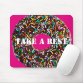 SchokoladenDonut mit bunten Sprinklen Mousepad (Mit Mouse)