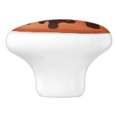 SchokoladenDonut mit Sprinklen Keramikknauf (Seitenansicht)