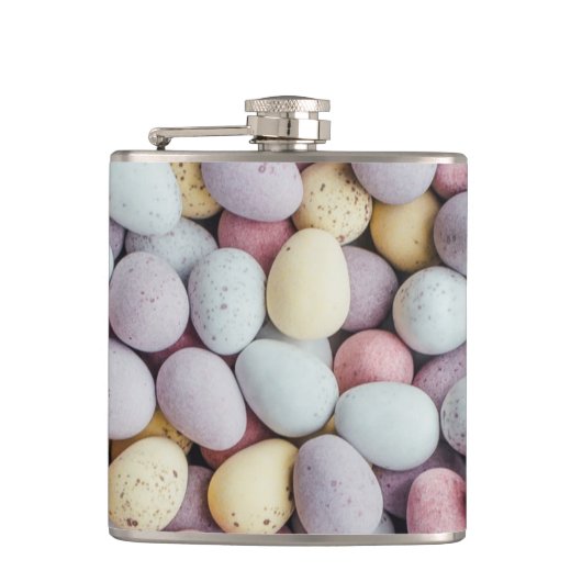 Schokoladeneier Flachmann (Vorderseite)