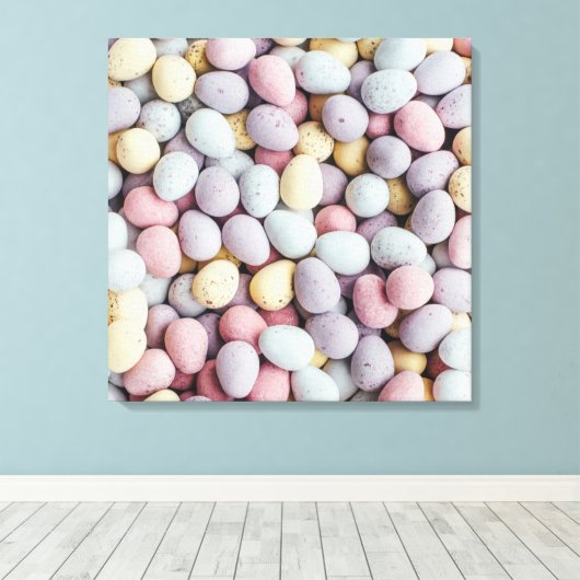 Schokoladeneier Leinwanddruck (Insitu (Holzboden))