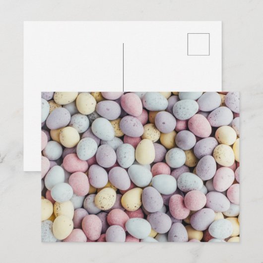 Schokoladeneier Postkarte (Vorne/Hinten)