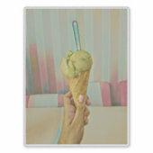 Schokoladeneis Aufkleber (Vorderseite)