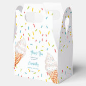 Schokoladeneis Brautparty danke Geschenkschachtel (Geöffnet)