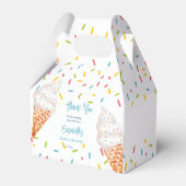 Schokoladeneis Brautparty danke Geschenkschachtel (Vorderseite)