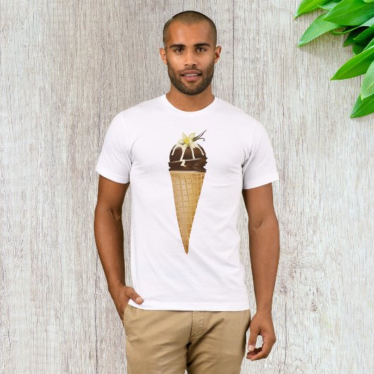 Schokoladeneis Creme Mens T - Shirt