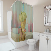 Schokoladeneis Duschvorhang (Beispiel)