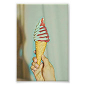 Schokoladeneis Fotodruck (Vorne)