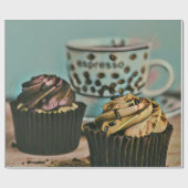 Schokoladeneis Geschenkpapier (Flach)