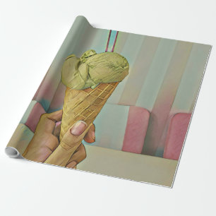 Schokoladeneis Geschenkpapier