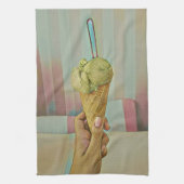 Schokoladeneis Geschirrtuch (Vertikal)