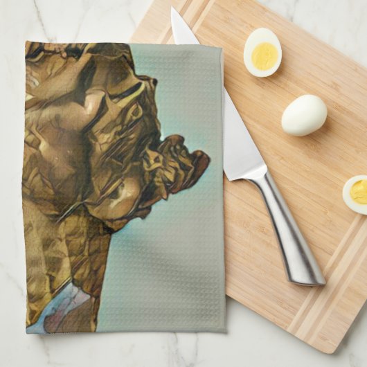 Schokoladeneis Geschirrtuch (Viertel Falte)