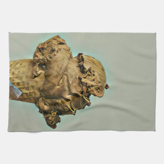 Schokoladeneis Geschirrtuch (Horizontal)