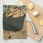 Schokoladeneis Geschirrtuch (Viertel Falte)