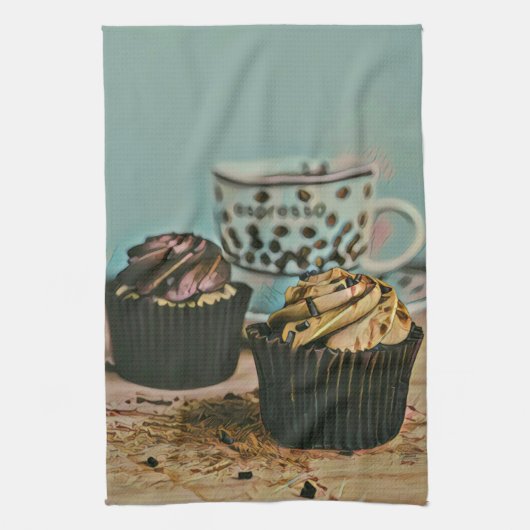 Schokoladeneis Geschirrtuch (Vertikal)