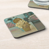 Schokoladeneis Getränkeuntersetzer (Linke Seite)