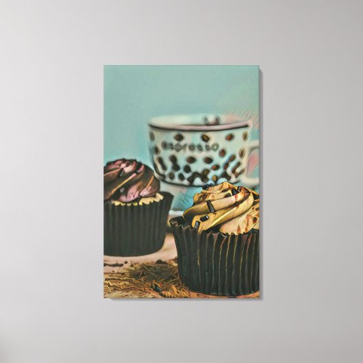 Schokoladeneis Leinwanddruck (Vorderseite)