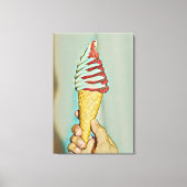 Schokoladeneis Leinwanddruck (Vorderseite)