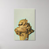 Schokoladeneis Leinwanddruck (Vorderseite)