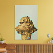 Schokoladeneis Leinwanddruck (Insitu (Wohnzimmer))