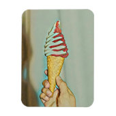Schokoladeneis Magnet (Vertikal)