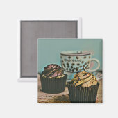 Schokoladeneis Magnet (Vorderseite/Rückseite)