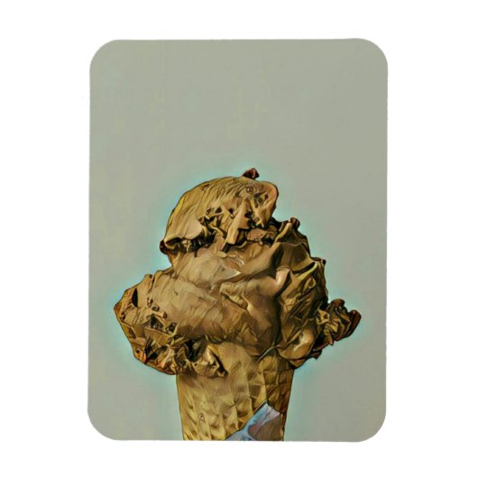 Schokoladeneis Magnet (Vertikal)