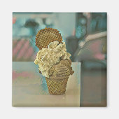 Schokoladeneis Magnet (Vorne)