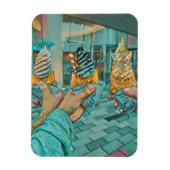 Schokoladeneis Magnet (Vertikal)