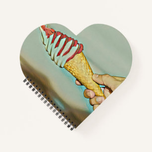 Schokoladeneis Notizblock