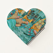 Schokoladeneis Notizblock (Rückseite)