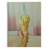 Schokoladeneis Notizblock (Vorderseite)