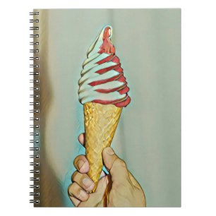 Schokoladeneis Notizblock