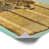 Schokoladeneis Poster (Ecke)