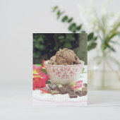 Schokoladeneis Postkarte (Stehend Vorderseite)