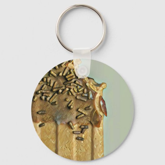 Schokoladeneis Schlüsselanhänger (Vorderseite)