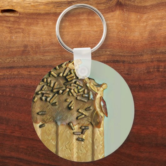 Schokoladeneis Schlüsselanhänger (Vorderseite)