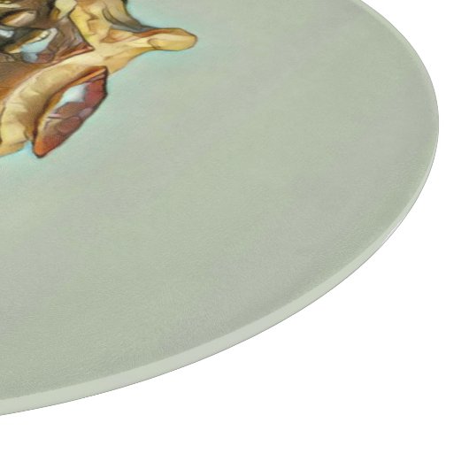 Schokoladeneis Schneidebrett (Ecke)