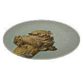 Schokoladeneis Schneidebrett (Ecke)