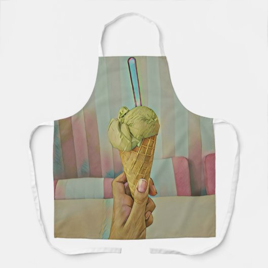 Schokoladeneis Schürze (Vorderseite)