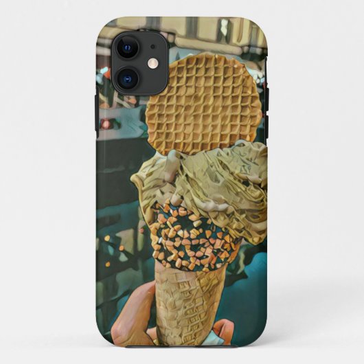 Schokoladeneis-Sprinklen Case-Mate iPhone Hülle (Rückseite)