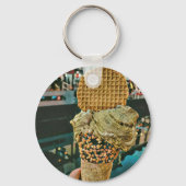 Schokoladeneis-Sprinklen Schlüsselanhänger (Vorderseite)