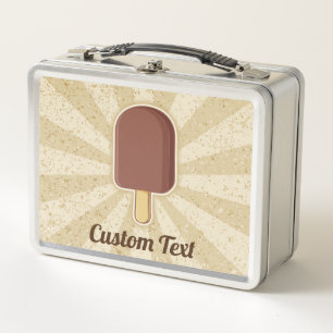 Schokoladeneis-Stick-Metall-Lunchbox Metall Brotdose