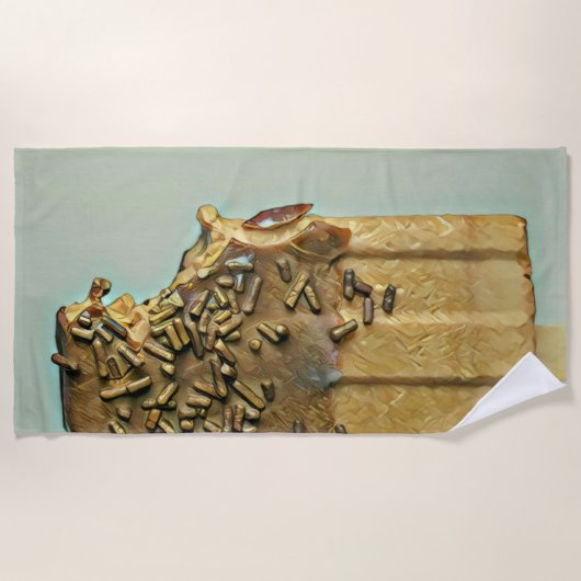 Schokoladeneis Strandtuch (Vorderseite)