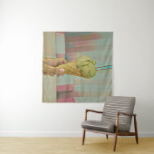 Schokoladeneis Wandteppich (Beispiel (Horizontal))