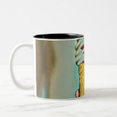 Schokoladeneis Zweifarbige Tasse (Links)