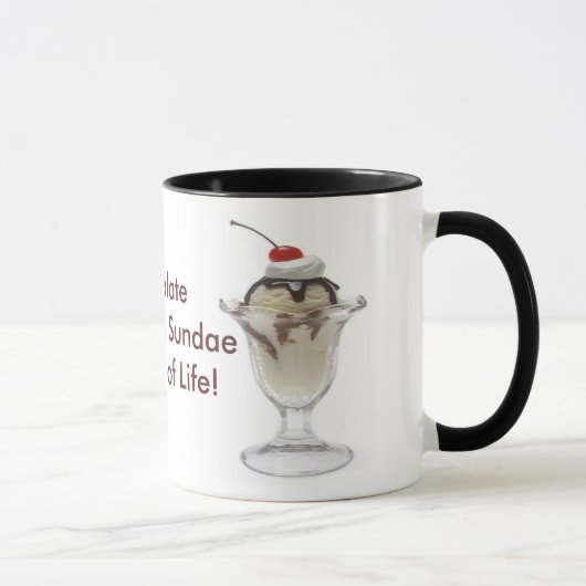 Schokoladeneisbecher Tasse (Rechts)