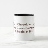Schokoladeneisbecher Tasse (Zentrum)