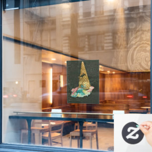 Schokoladeneisgeschenk Fensteraufkleber