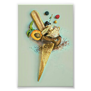 Schokoladeneisgeschenk Fotodruck